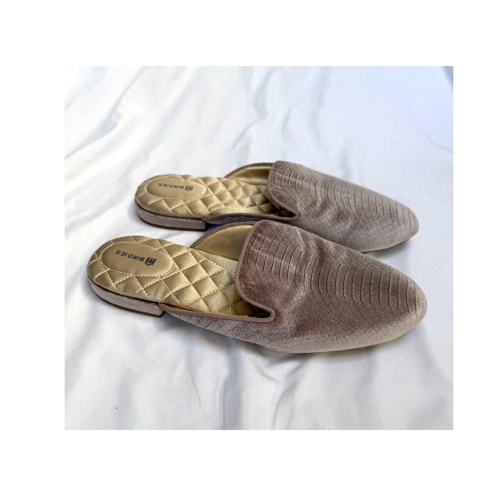 Birdies Phoebe Blush Pink Python Embossed Velvet … - image 1